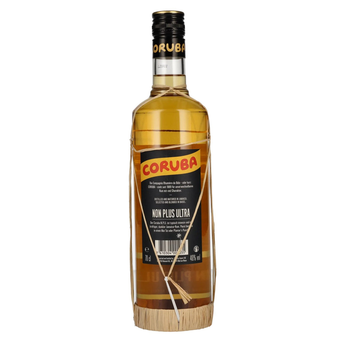 Rum Coruba NON PLUS ULTRA Original Jamaican Rum 40% vol. 0.7 l