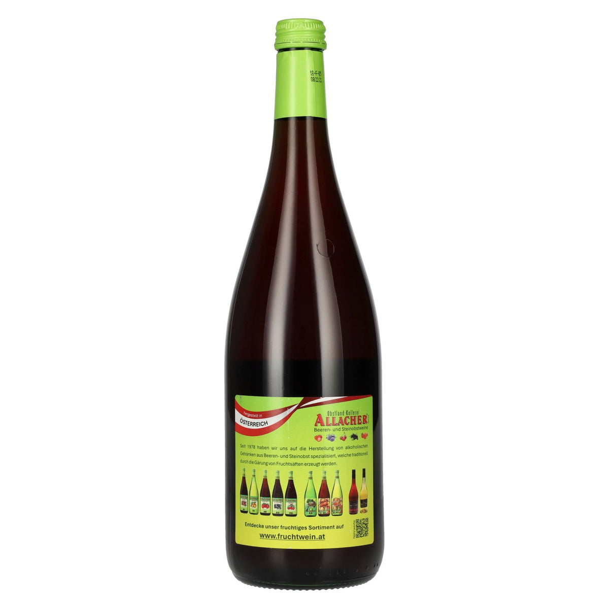 Allacher aardbeienwijn 6% vol. 1 l