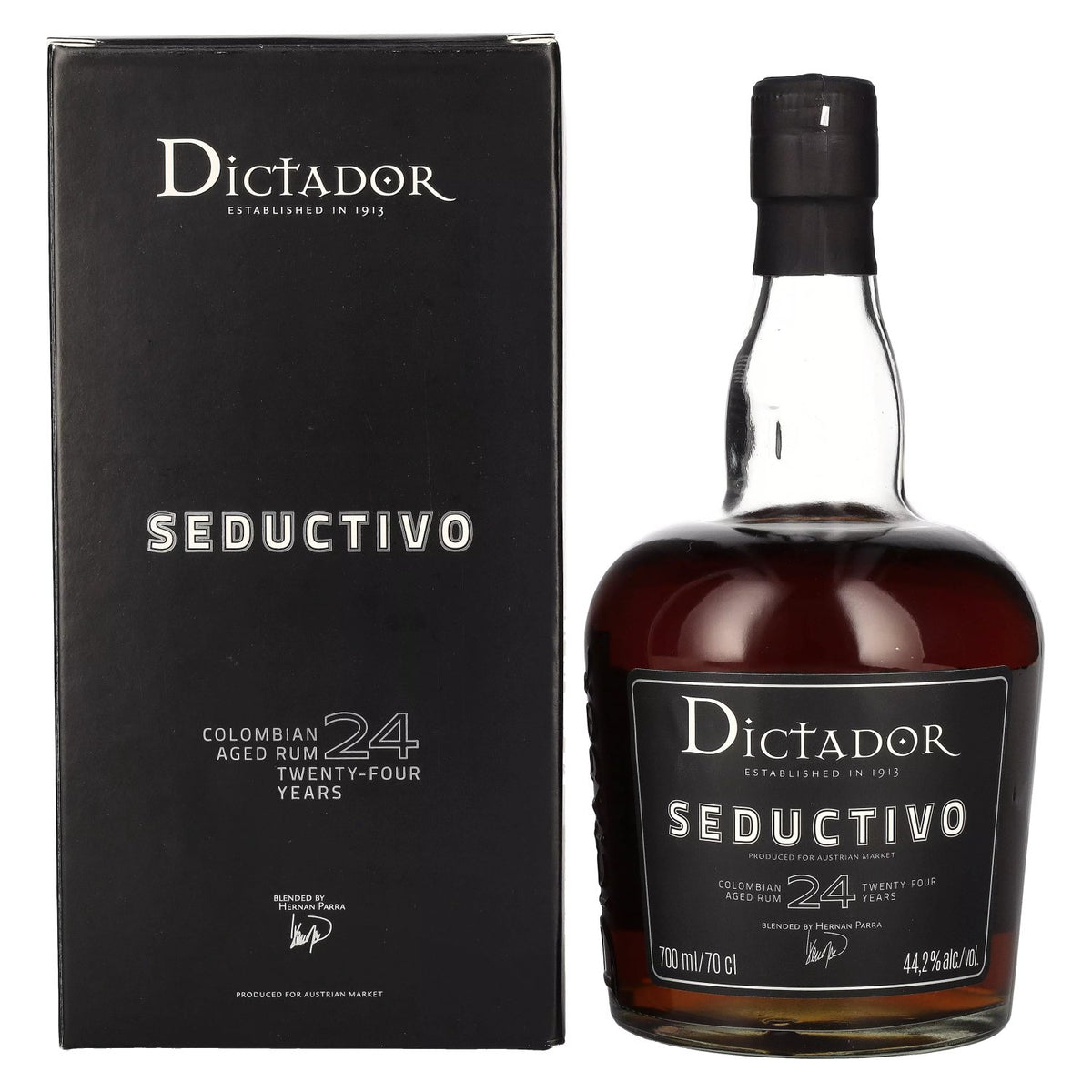 Dictador SEDUCTIVO 24 Years Old Colombian Aged Rum Limited Edition 44,2% vol. 0,7 l in geschenkverpakking
