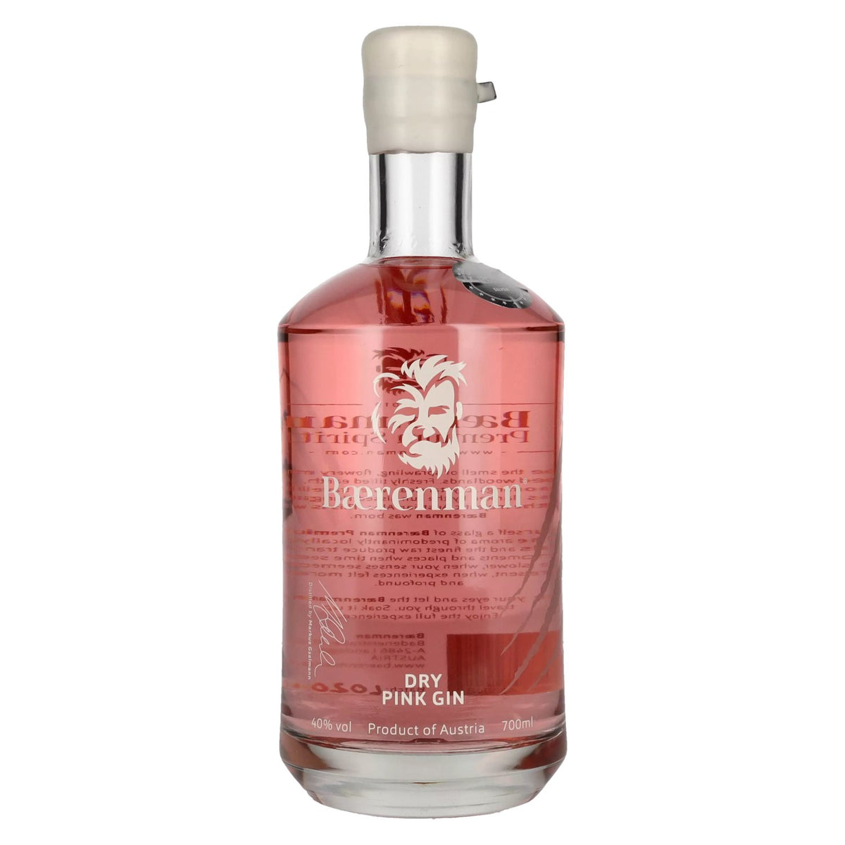 Baerenman Dry Pink Gin 40 % vol. 0,7 l
