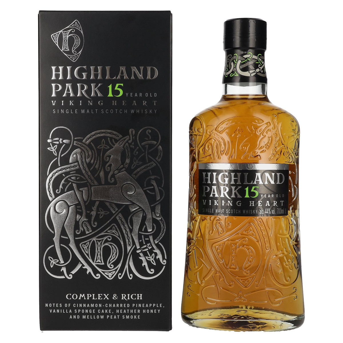 Highland Park 15 Years Old VIKING HEART 44% vol. 0.7 l in a gift box
