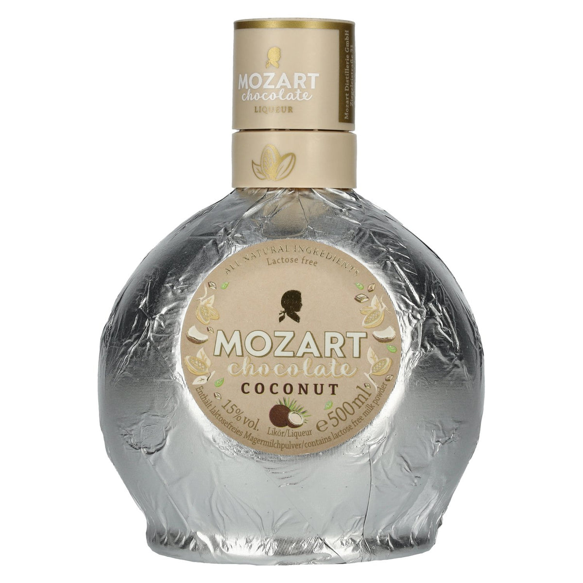 Mozart Chocolate Coconut Sahnelikör 15% Vol. 0,5l