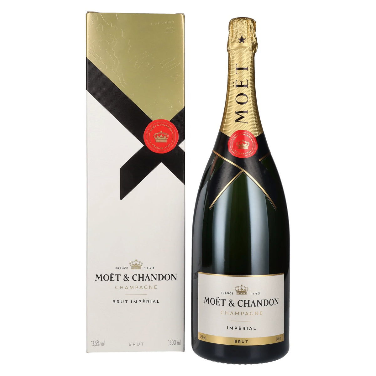 Moët &amp; Chandon Champagne IMPÉRIAL Brut 12.5% ABV 1.5l in a gift box