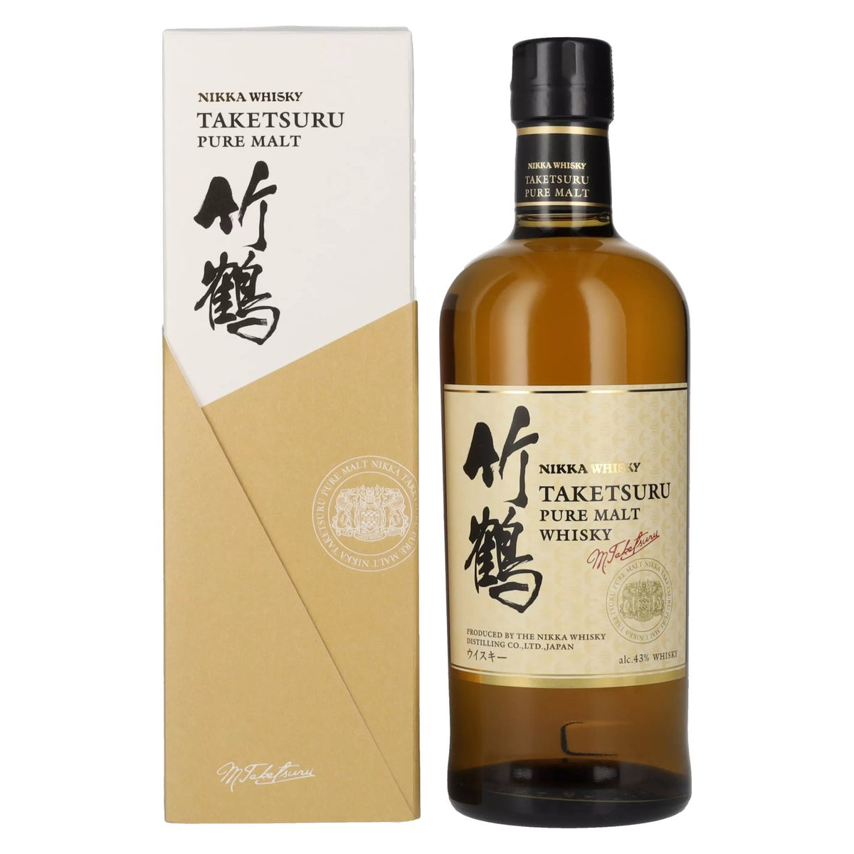 Nikka Whisky Taketsuru PURE MALT 43% vol. 0,7 l in geschenkverpakking