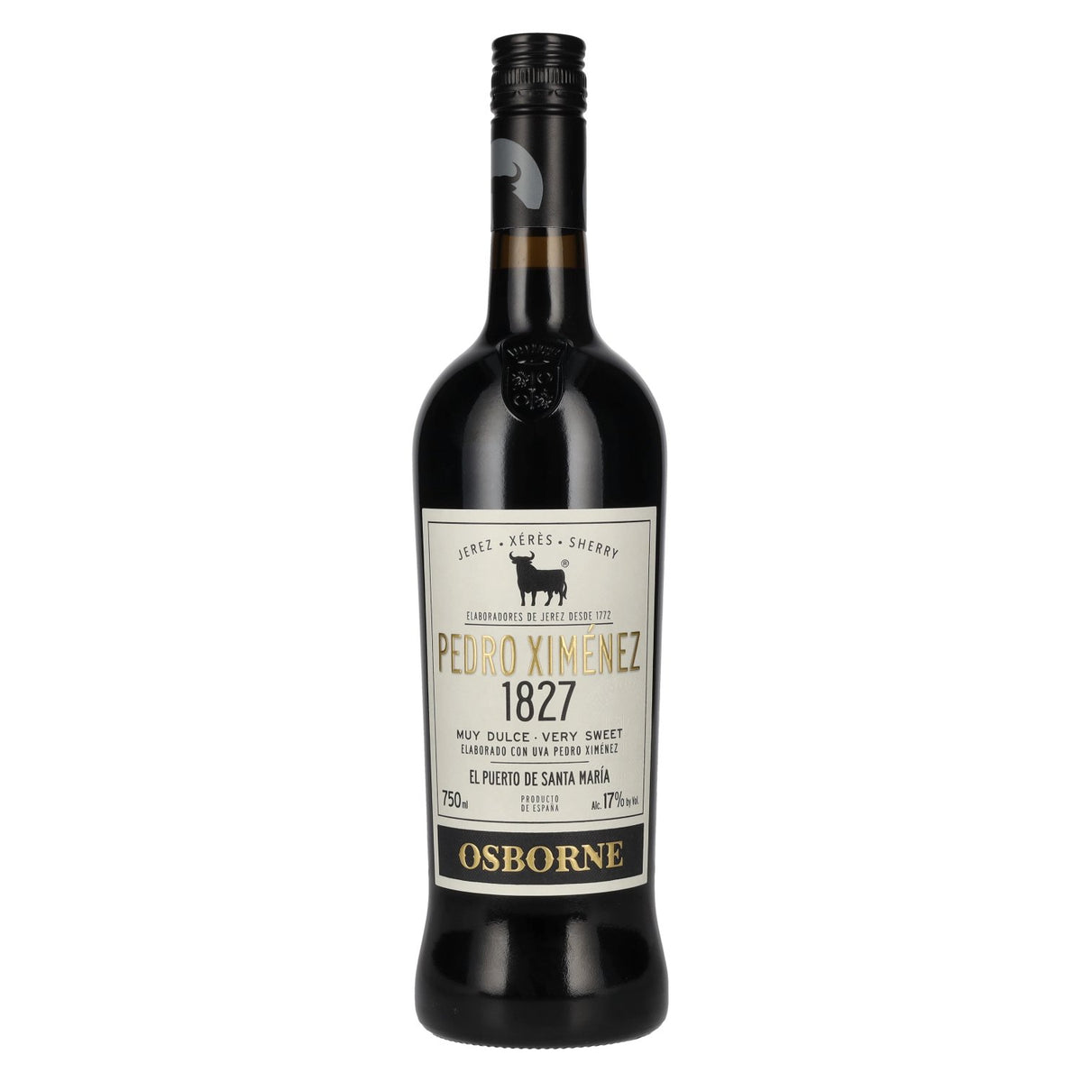 Osborne Pedro Ximénez 1827 Sherry 17% Vol. 0,75l