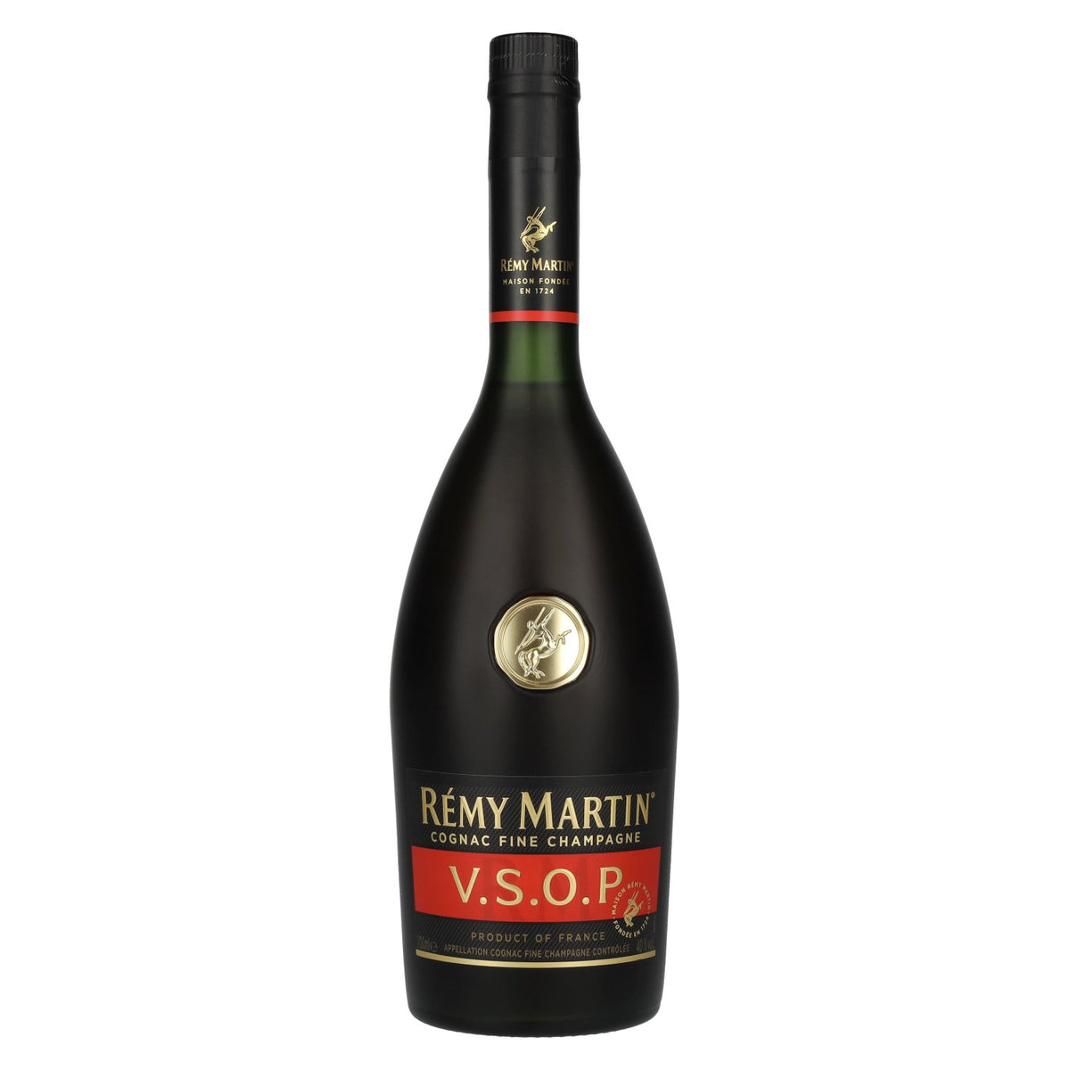 Rémy Martin V.S.O.P Cognac Fine Champagne, matglasontwerp, 40% vol., 0,7 l