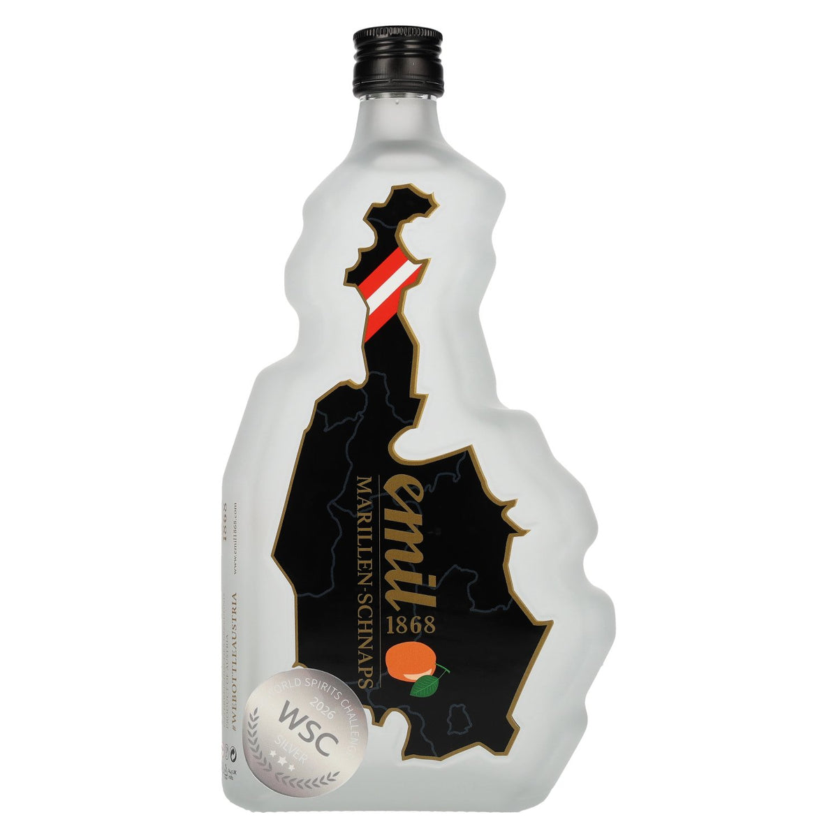 emil 1868 Eau-de-vie d'abricot 35 % vol., 0,7 l, en bouteille autrichienne