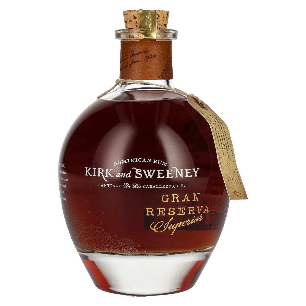 Kirk and Sweeney GRAN RESERVA SUPERIOR Dominicaanse rum 40% vol. 0,7 l