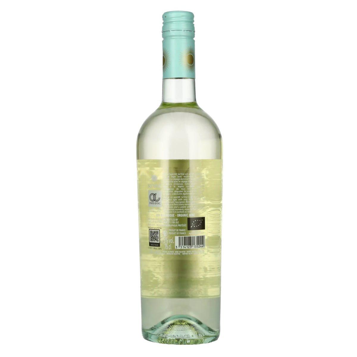 L'Atelier Bertrand SO'VIVE Vin biologique 2024 9,5 % vol. 0,75 l