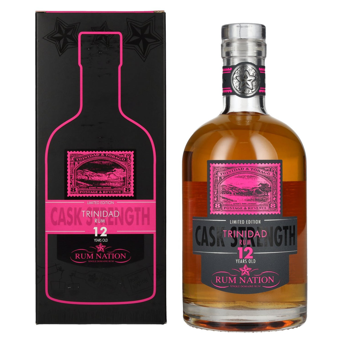 Rum Nation 12 Years Old Trinidad Rum Cask Strength Limited Edition 2024 53,4% vol. 0,7 l in geschenkverpakking
