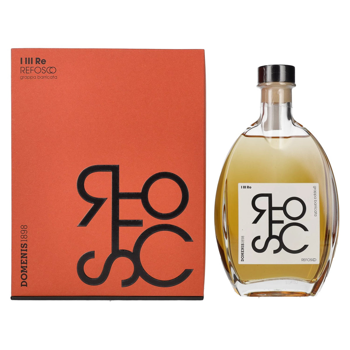 Domenis 1898 I III RE REFOSCO grappa vieillie en fûts 40 % vol. 0,7 l dans un coffret cadeau