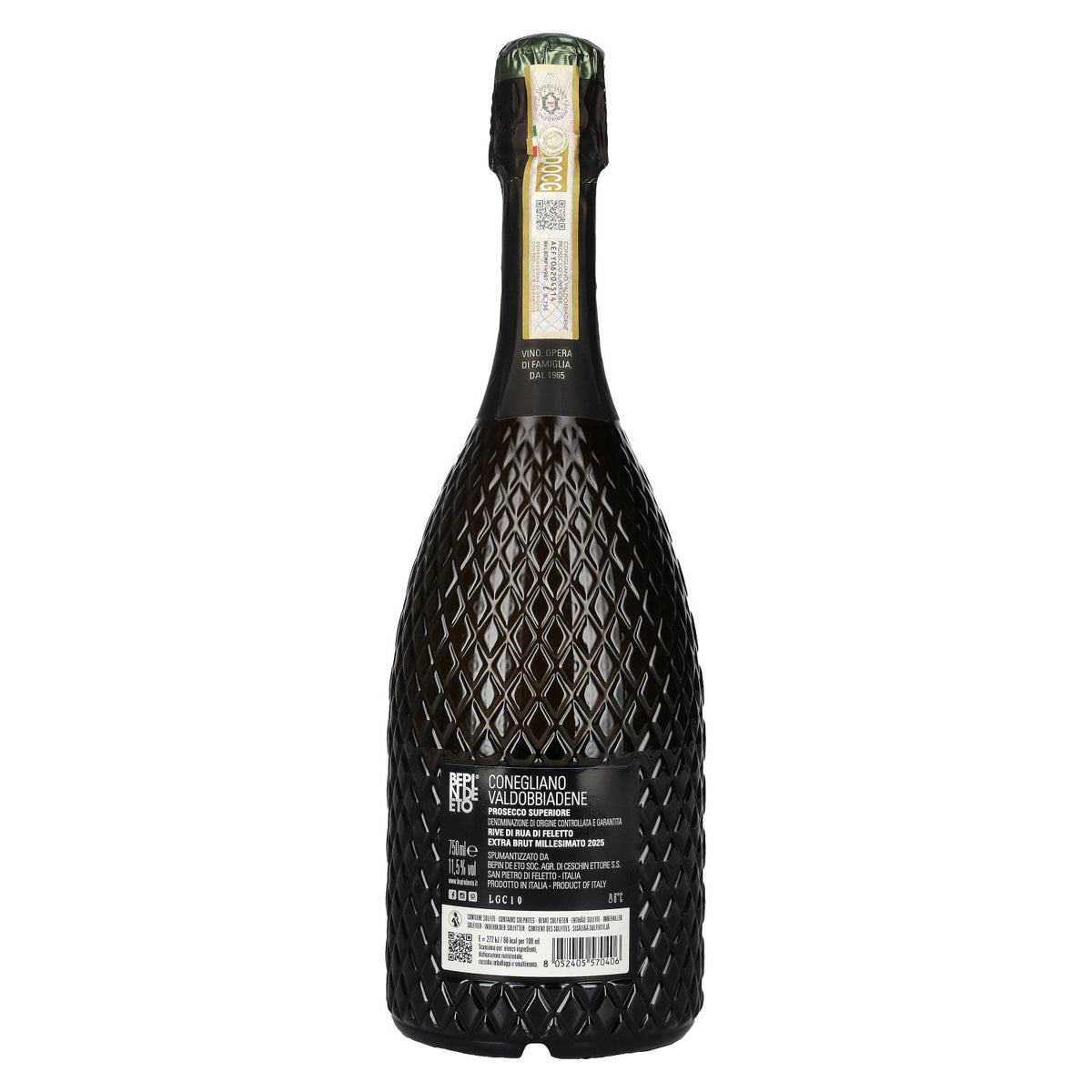 Bepin De Eto Prosecco Superiore Extra Brut Millesimato DOCG 2025 11,5% Vol. 0,75l
