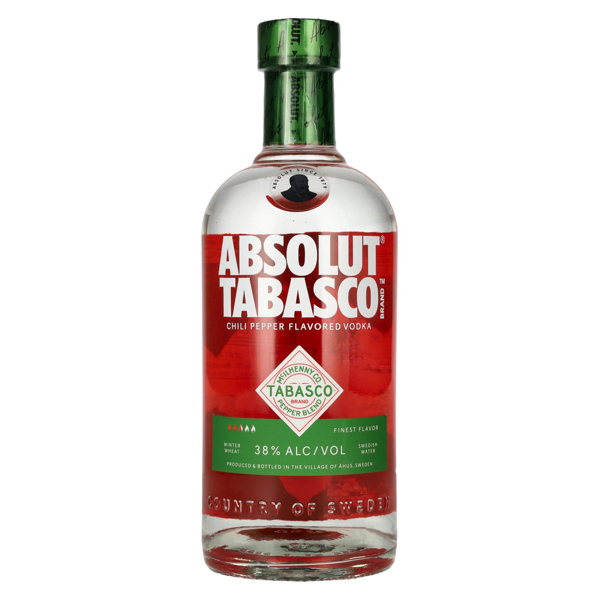 Absolut Vodka aromatisée au TABASCO « Absolut » 38 % vol. 0,7 l