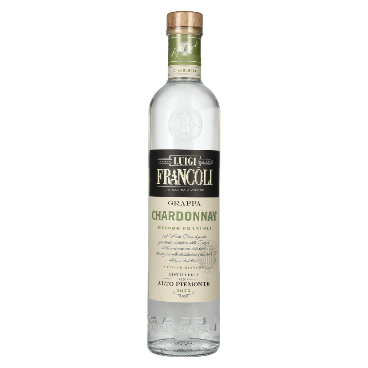 Luigi Francoli Grappa Chardonnay 41,5 % vol. 0,7 l
