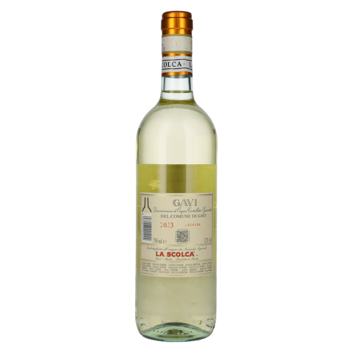 La Scolca Gavi Bianco Secco Etichetta Bianca DOCG 2023 12% vol. 0.75 l