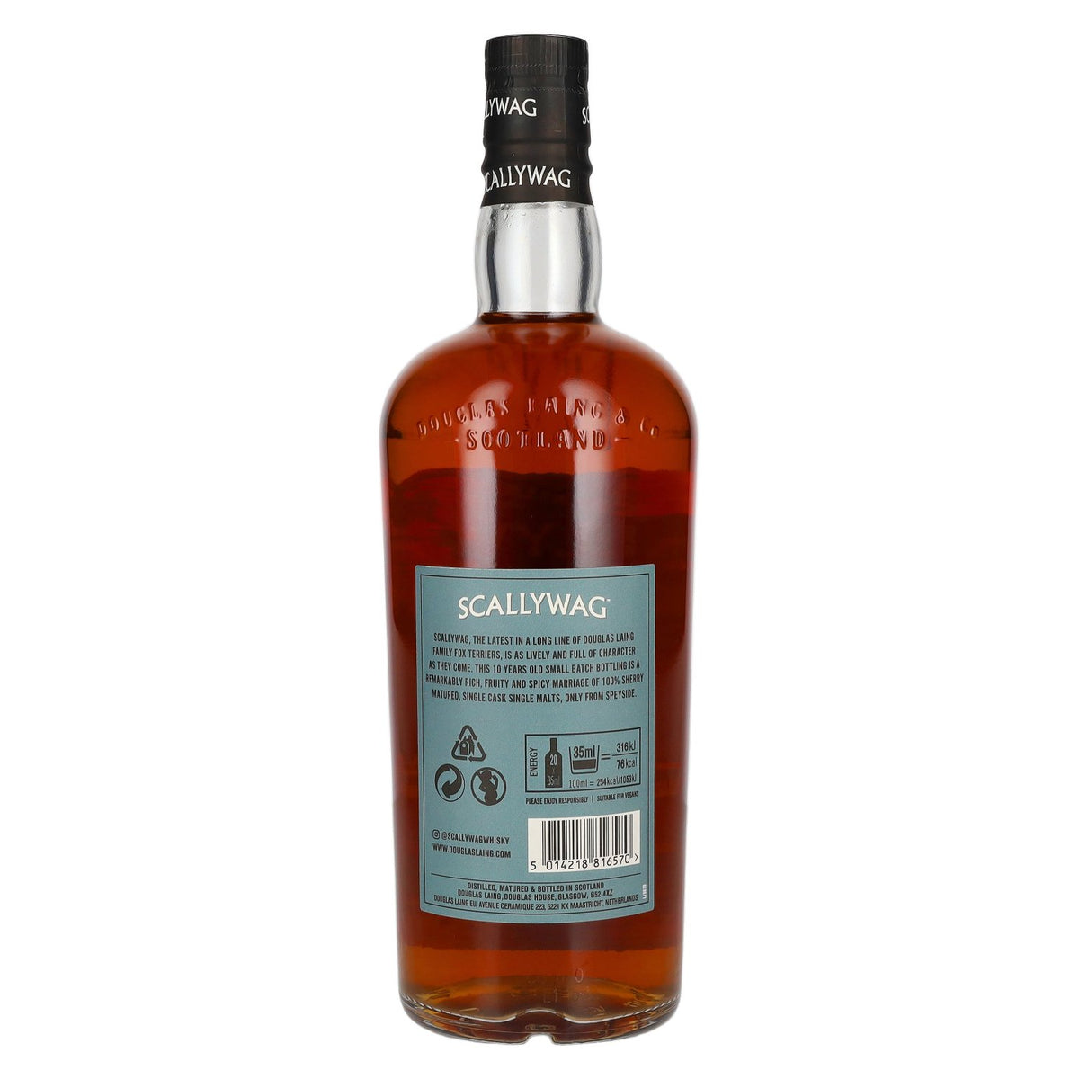 Douglas Laing SCALLYWAG 10 Years Old Speyside Blended Malt 46% Vol. 0,7l