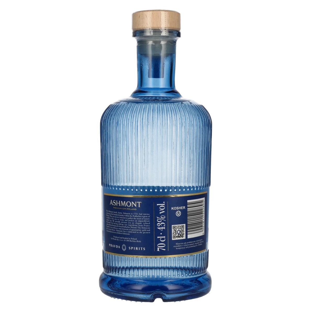 Ashmont Premium Gin Pologne 43 % vol. 0,7 l