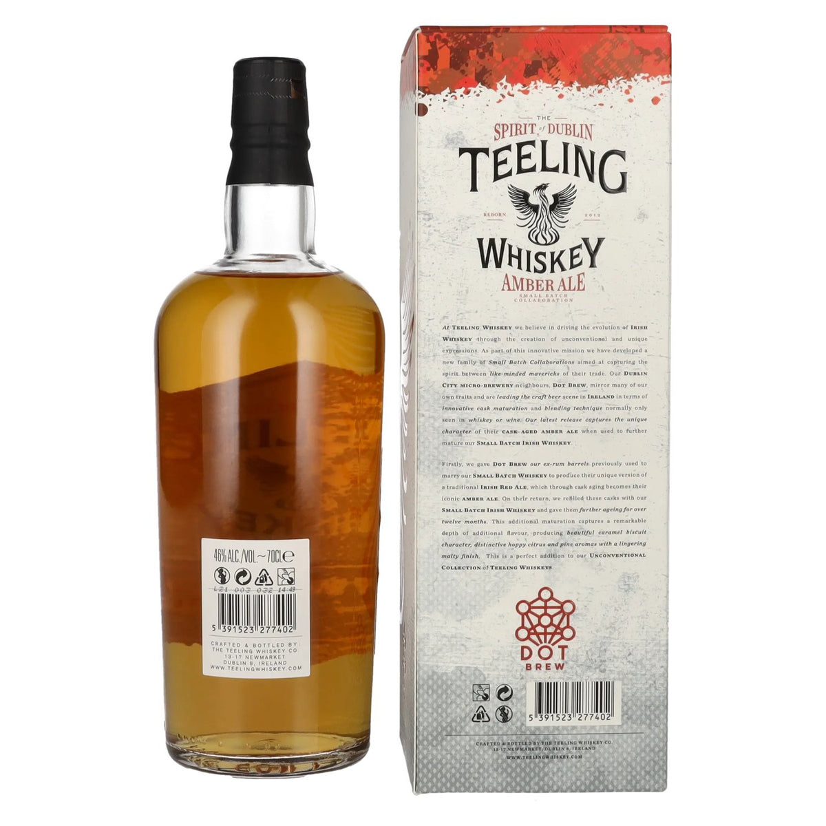 Teeling AMBER ALE Small Batch Collaboration Irish Whiskey 46% vol. 0,7 l in geschenkverpakking