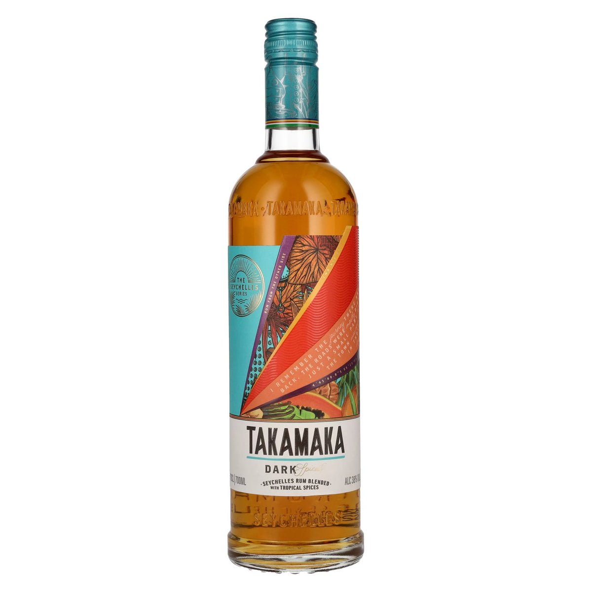 Takamaka DARK SPICED Spirit Drink 38% ABV 0.7l