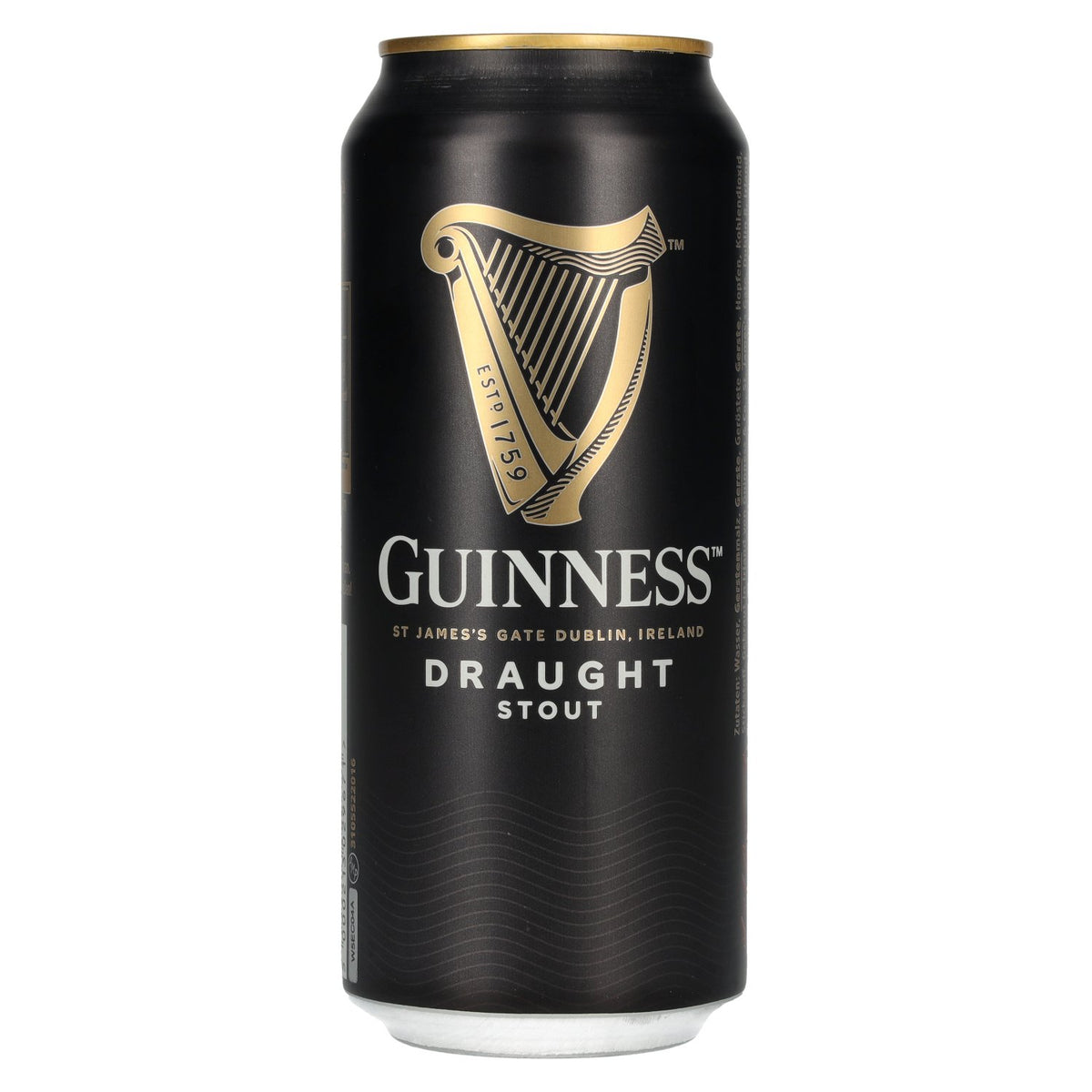 Guinness Draught Stout 4.2% ABV, 24 x 0.44 l tins (deposit)