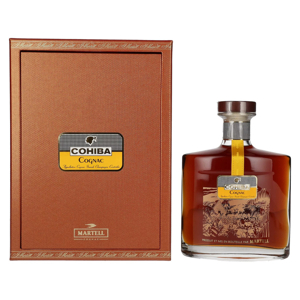 Martell Cohiba Grande Champagne Cognac 43% vol. 0,7 l in geschenkverpakking