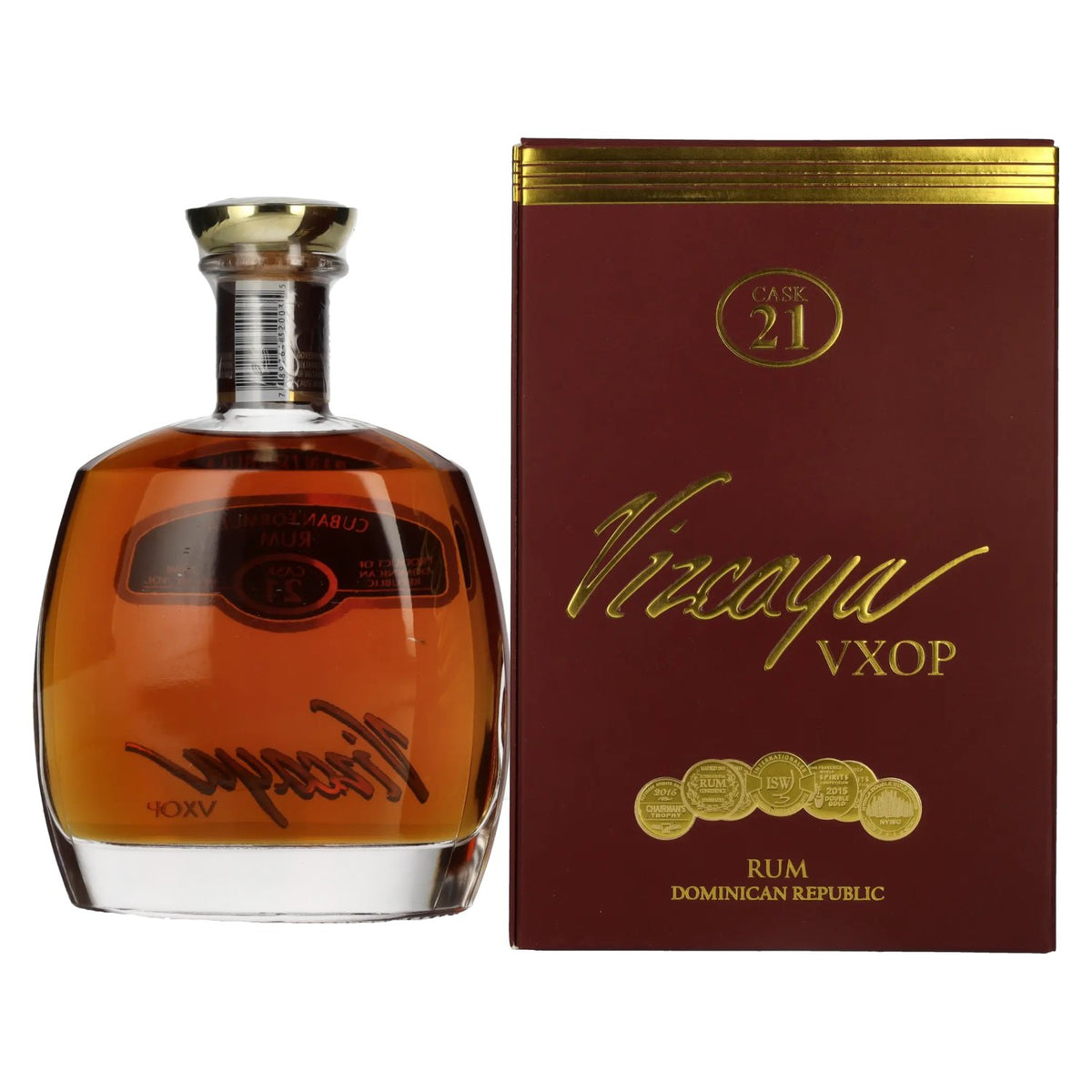 Vizcaya VXOP Cuban Formula Rum Cask 21 40% vol. 0.7 l in a gift box
