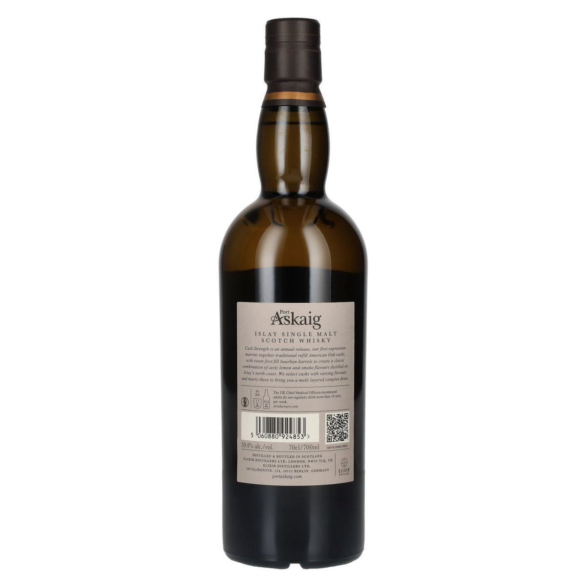 Port Askaig Islay CASK STRENGTH Single Malt d'Islay n° 01-2023 59,4 % vol. 0,7 l