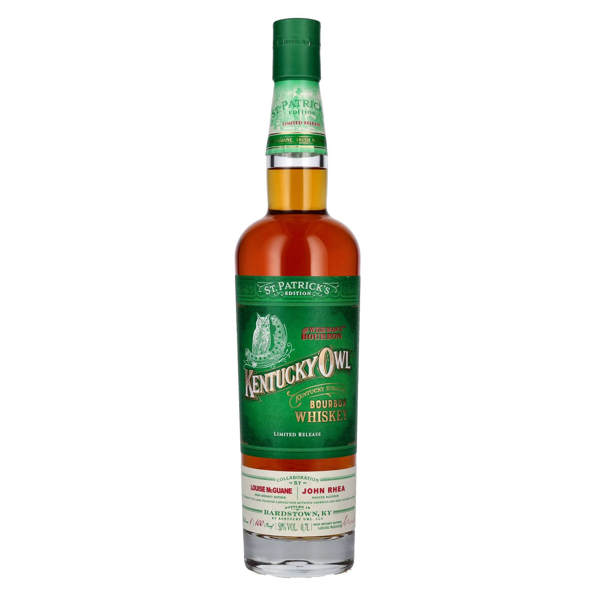 Kentucky Owl Bourbon Whiskey ST. PATRICK'S EDITION 50% vol. 0,7 l