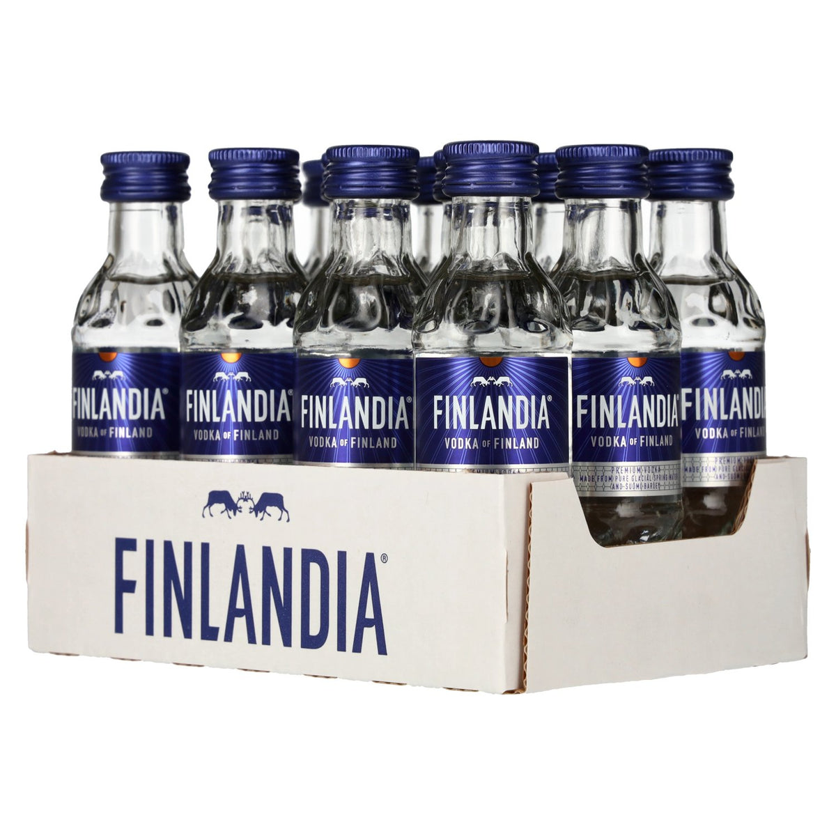 Finlandia Vodka uit Finland 40% vol. 12 x 0,05 l